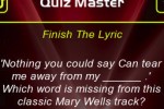 Finish The Song Lyric Trivia Quiz (iPhone/iPod)