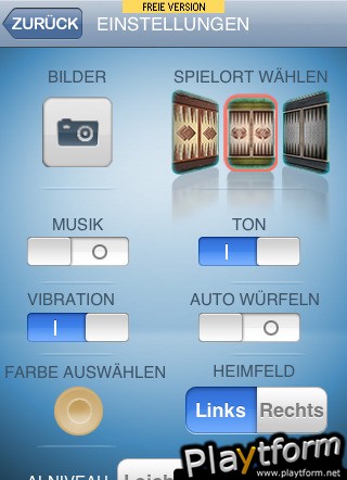 Mobiga Backgammon 3D FREIE (iPhone/iPod)