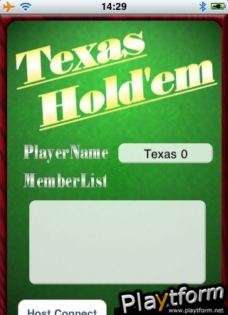 Texas Hold'em wi-fi (iPhone/iPod)