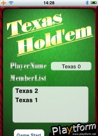 Texas Hold'em wi-fi (iPhone/iPod)