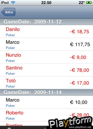 PokerFiches (iPhone/iPod)