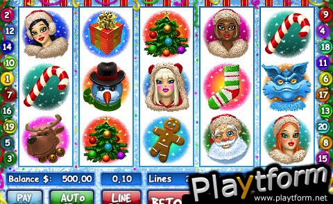 Santa Girls Video Slot (iPhone/iPod)