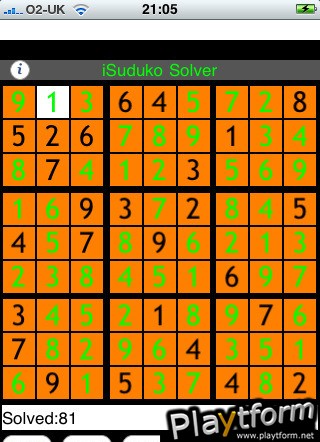 iSudokuSolver (iPhone/iPod)