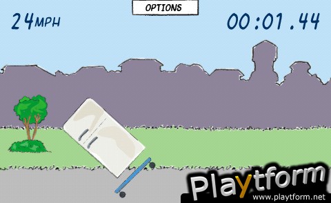 Downhill Fridge Challenge (iPhone/iPod)