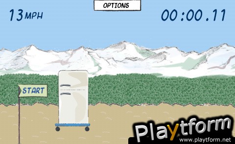Downhill Fridge Challenge (iPhone/iPod)