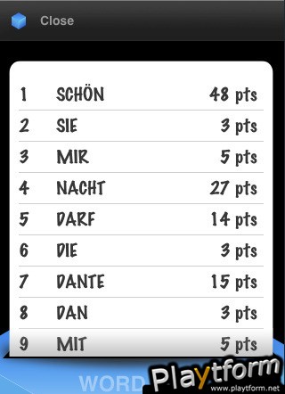IsoWords.de German (iPhone/iPod)