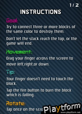Falling Match (iPhone/iPod)