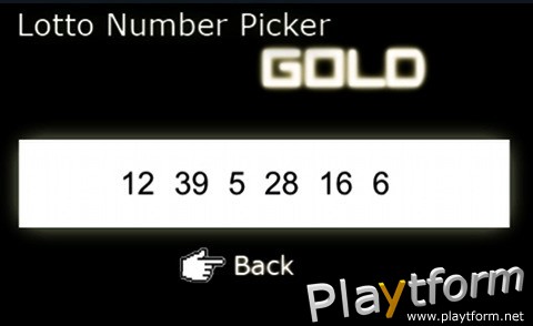 Lottery Picker 1.0 Gold (iPhone/iPod)