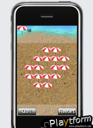 a Red Beach Umbrella Peg ! (iPhone/iPod)