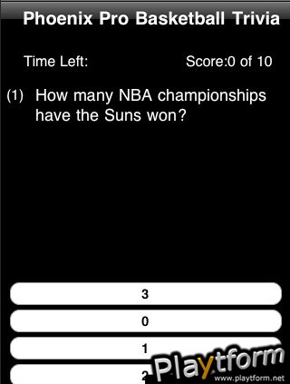 Phoenix Pro Basketball Trivia (iPhone/iPod)