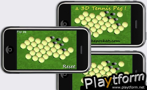 a 3D Tennis Peg ! (iPhone/iPod)