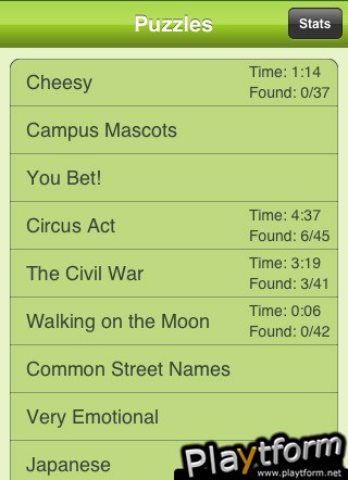 Word Search from Charles Timmerman (iPhone/iPod)