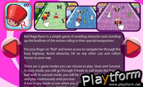 Red Rage Racer (iPhone/iPod)