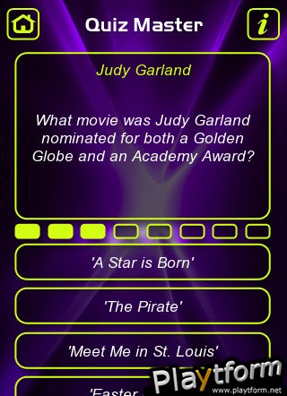 Judy Garland Trivia Quiz (iPhone/iPod)