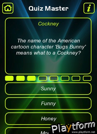 Cockney Rhyming Slang Trivia Quiz (iPhone/iPod)