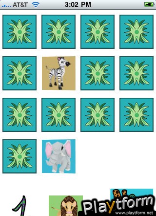 ZOOZZLE animal memory matching game for kids (iPhone/iPod)