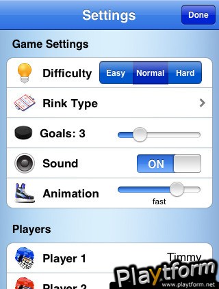 Paper Hockey (iPhone/iPod)