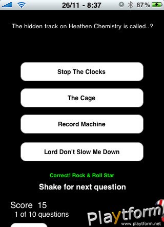 Oa5i5 Music Quiz (iPhone/iPod)