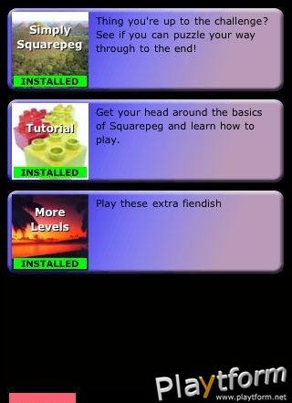 Squarepeg Game (iPhone/iPod)
