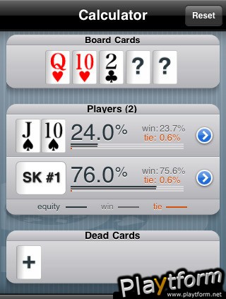 Visual Poker Odds (iPhone/iPod)