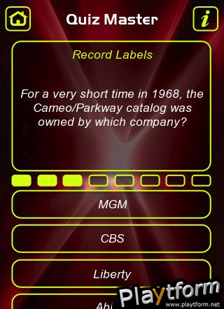Records Labels Trivia Quiz (iPhone/iPod)