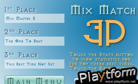 Mix Match 3D (iPhone/iPod)