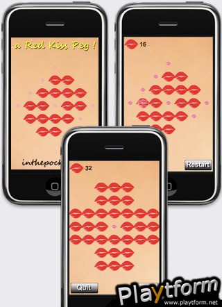 a Red Kiss Peg ! (iPhone/iPod)
