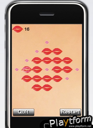 a Red Kiss Peg ! (iPhone/iPod)