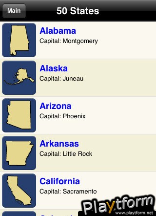 The 50 States (iPhone/iPod)