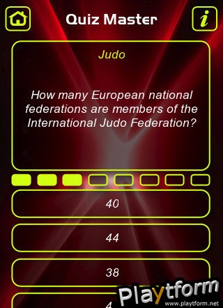 Judo Trivia Quiz (iPhone/iPod)