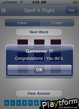 Spell It Right (iPhone/iPod)