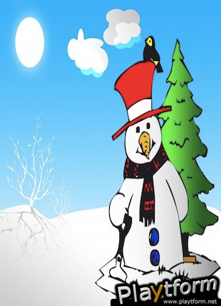 Slide Puzzle - Happy Snowman (iPhone/iPod)