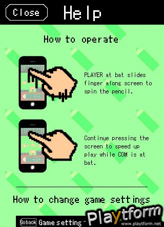 Pencil Baseball WORLD (iPhone/iPod)