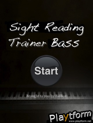 Sight Reading Trainer Bass (iPhone/iPod)