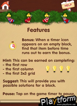 Christmas Sudoku (iPhone/iPod)