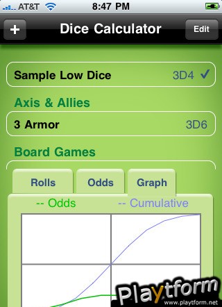 Dice Calculator (iPhone/iPod)