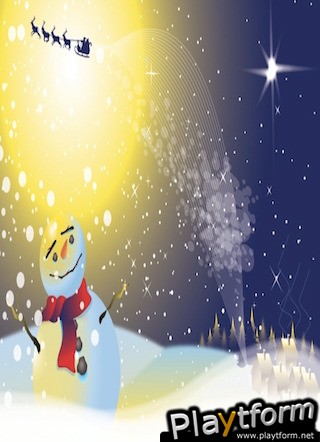 Slide Puzzle - Santa with a Snowman (iPhone/iPod)