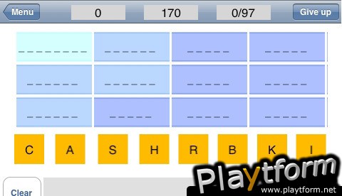 WordGame ! (iPhone/iPod)