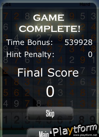 Sudoku - Original (iPhone/iPod)