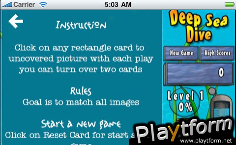 Deep Sea Drive (iPhone/iPod)