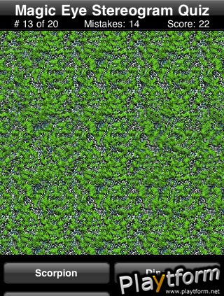 A Magic Eye Stereogram Quiz (iPhone/iPod)