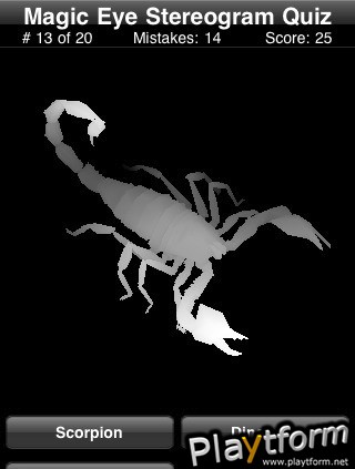 A Magic Eye Stereogram Quiz (iPhone/iPod)