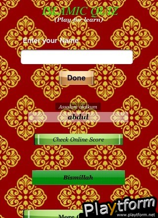 ISLAMIC QUIZ (iPhone/iPod)