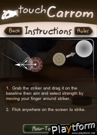 touchCarrom (iPhone/iPod)