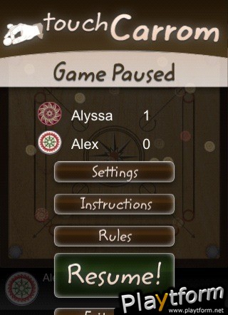 touchCarrom (iPhone/iPod)