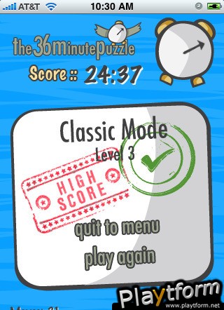 the 36 minute puzzle (iPhone/iPod)