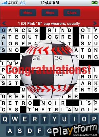 BoSox Crossword Puzzles (iPhone/iPod)