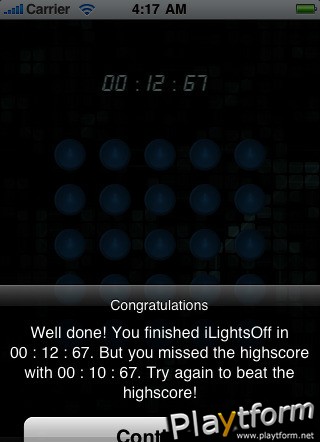 iLightsOff (iPhone/iPod)