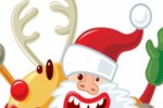 Slide Puzzle - Jolly Santa and Rudolph (iPhone/iPod)