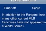 Texas Rangers Baseball Trivia (iPhone/iPod)